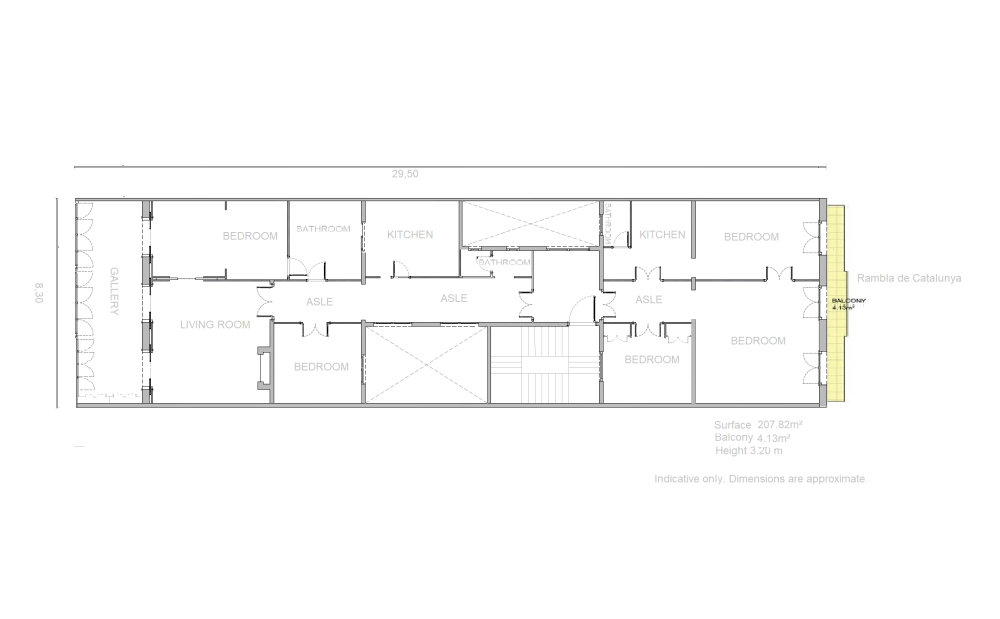  te koop appartement Eixample-Dreta De L'eixample 08007 Barcelonès 60