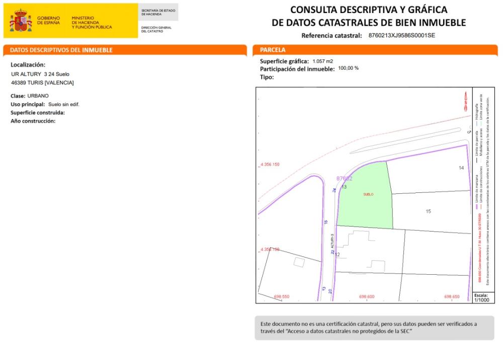  te koop perceel Altury Ribera Alta 3