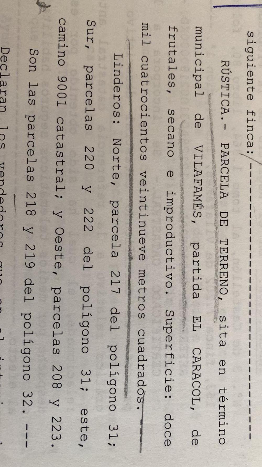  te koop perceel Vilafamés Plana Alta 23