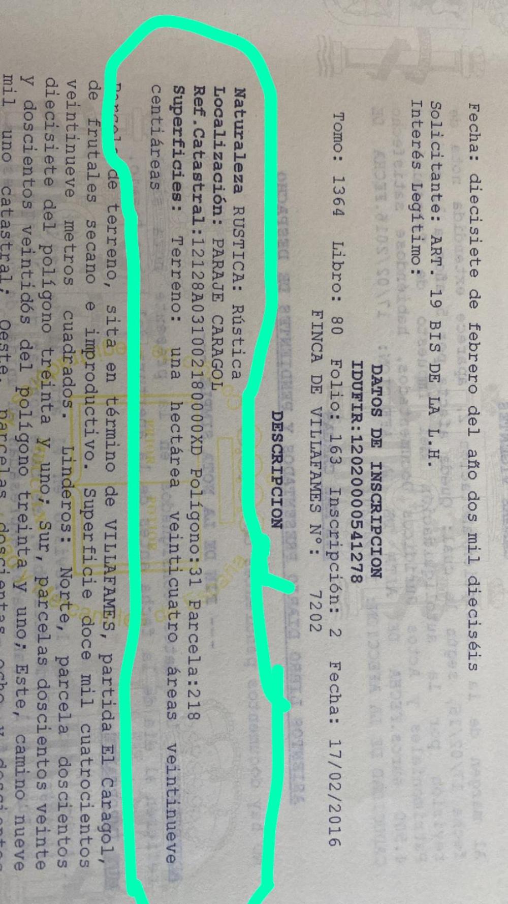  te koop perceel Vilafamés Plana Alta 28