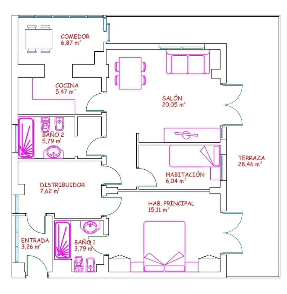  te koop appartement Benidorm Marina Baixa 1