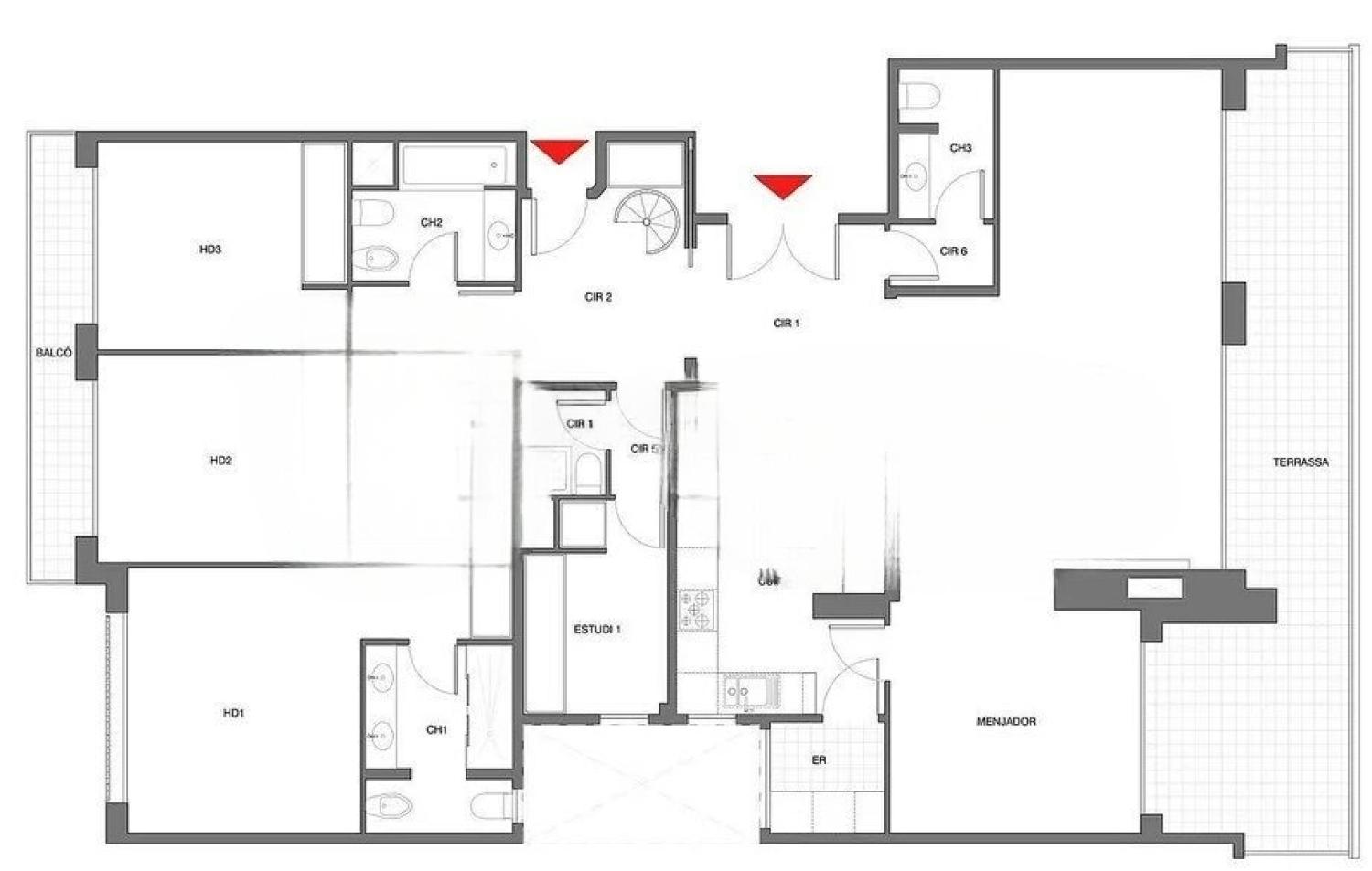  te koop penthouse Les Corts-Pedralbes Barcelonès 8