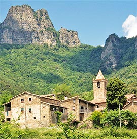 Huizen in de Bergdorpen van Spanje